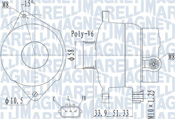 Generator Magneti Marelli 063732138010 von Magneti Marelli