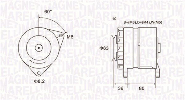 Generator Magneti Marelli 063735060010 von Magneti Marelli