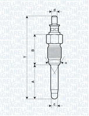 Glühkerze Magneti Marelli 062900059304 von Magneti Marelli