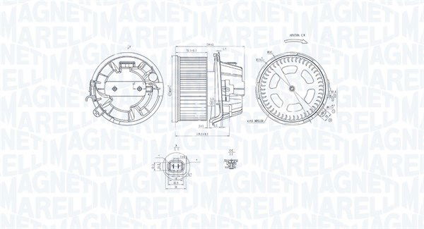 Innenraumgebläse Magneti Marelli 069412240010 von Magneti Marelli