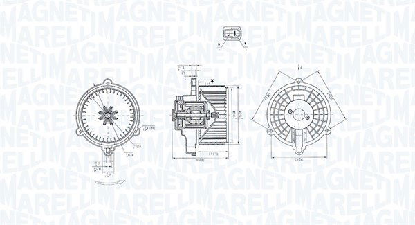 Innenraumgebläse Magneti Marelli 069412384010 von Magneti Marelli