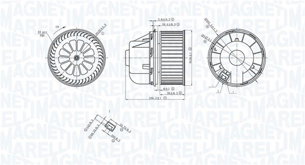 Innenraumgebläse Magneti Marelli 069412729010 von Magneti Marelli