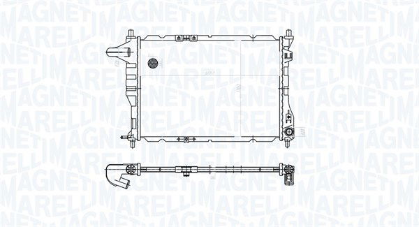 Kühler, Motorkühlung Magneti Marelli 350213177900 von Magneti Marelli