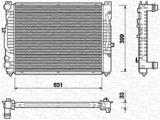 Kühler, Motorkühlung Magneti Marelli 350213712000 von Magneti Marelli