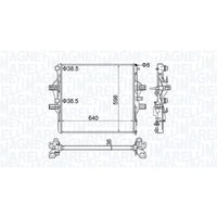 Kühler MAGNETI MARELLI 350213204700 von Magneti Marelli