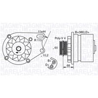 Lichtmaschine, Generator MAGNETI MARELLI 063321747010 von Magneti Marelli