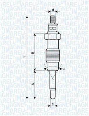 Magneti Marelli 062500300304 Glühkerze von Magneti Marelli