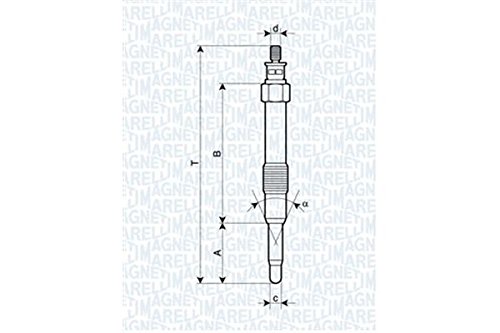 Magneti Marelli 062900000304 Glühkerze von Magneti Marelli