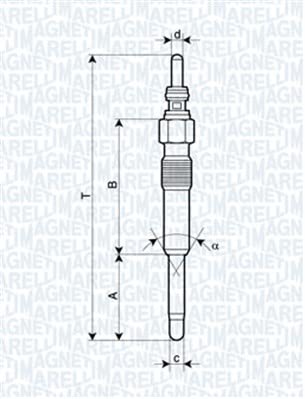 Magneti Marelli 062900006304 Glühkerze von Magneti Marelli