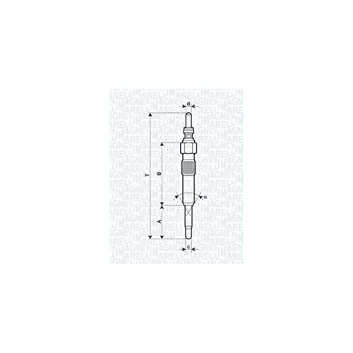 Magneti Marelli 062900028304 Glühkerze von Magneti Marelli