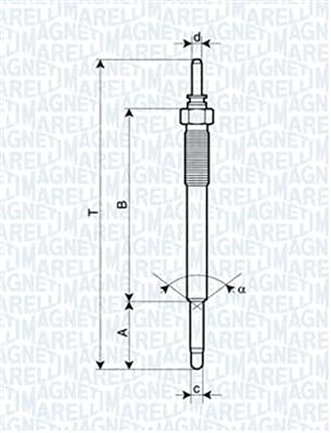 Magneti Marelli 062900074304 Glühkerze von Magneti Marelli