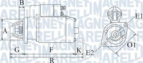 Magneti Marelli 063720349010 Anlasser Mitsubishi, Hyund von Magneti Marelli