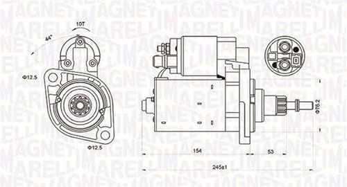 Magneti Marelli 063720619010 Anlasser VW Audi Ford von Magneti Marelli