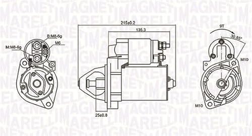 Magneti Marelli 063721075010 Anlasser Mercedes-Benz C von Magneti Marelli