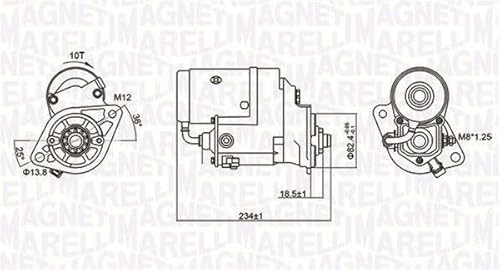 Magneti Marelli 063721154010 Anlasser Toyota von Magneti Marelli