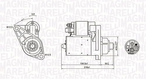 Magneti Marelli 063721197010 Anlasser VW Polo, Audi von Magneti Marelli