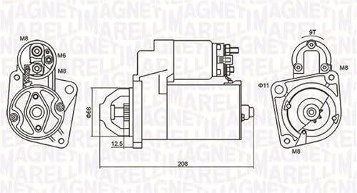 Magneti Marelli 063721213010 Anlasser FIAT Lancia von Magneti Marelli