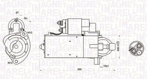 Magneti Marelli 063721423010 Anlasser VW Audi von Magneti Marelli