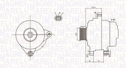 Magneti Marelli 063731792010 Lichtmaschine Toyota Rav4 2 von Magneti Marelli