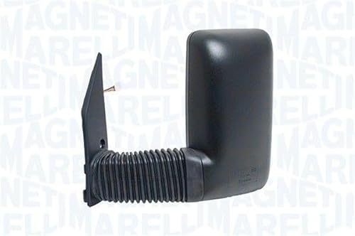 Magneti Marelli 350315026960 Außenspiegel, komplett, elektrisch, konvex, Thermoverchromung, rau, schwarz, Temperaturfühler, langer Arm, links. von Magneti Marelli