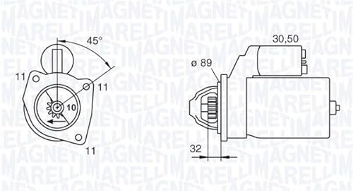 Magneti Marelli 986018151 Anlasser von Magneti Marelli