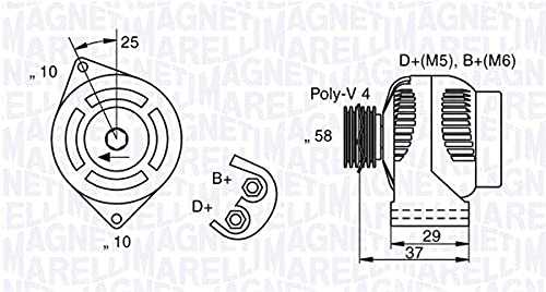 Magneti Marelli A1601540601 Lichtmaschine von Magneti Marelli