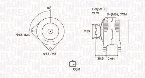 Magneti Marelli Lichtmaschine Equal von Magneti Marelli