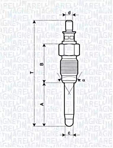 Magneti Marelli UX26A Zndkerze von Magneti Marelli