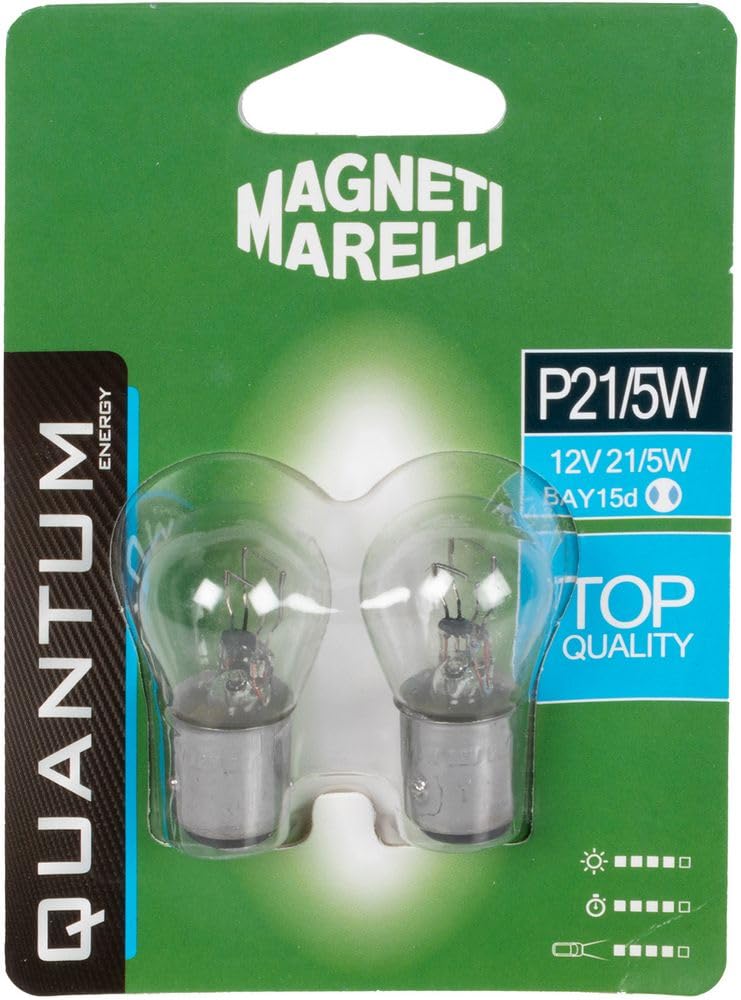 MARELLI Lampe P21/5 W 12 V 21/5 W (2 Stück) von Quantum Energy