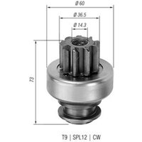 Ritzel, Starter MAGNETI MARELLI 940113020129 von Magneti Marelli