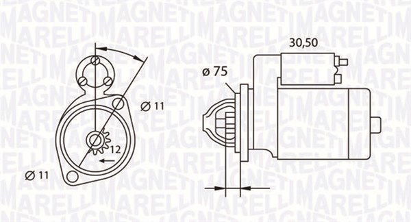 Starter Magneti Marelli 063523627010 von Magneti Marelli