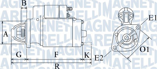 Starter Magneti Marelli 063720349010 von Magneti Marelli