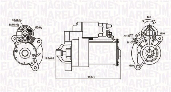 Starter Magneti Marelli 063720594010 von Magneti Marelli