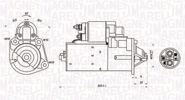 Starter Magneti Marelli 063720680010 von Magneti Marelli