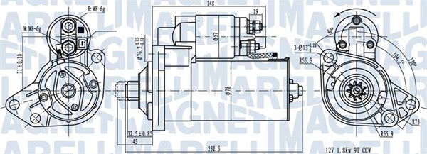 Starter Magneti Marelli 063720789010 von Magneti Marelli