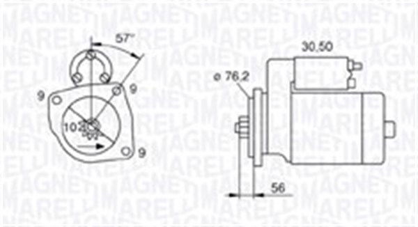 Starter Magneti Marelli 063720801010 von Magneti Marelli