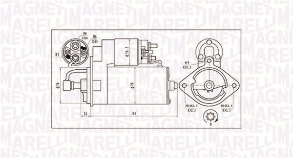 Starter Magneti Marelli 063720984010 von Magneti Marelli