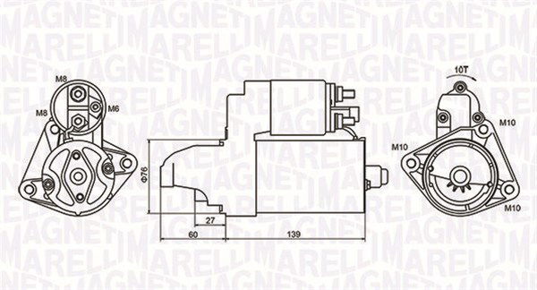 Starter Magneti Marelli 063721050010 von Magneti Marelli