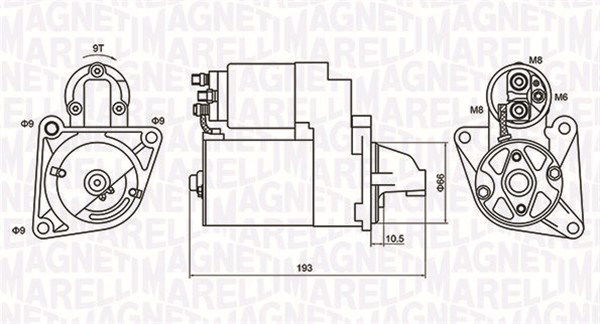 Starter Magneti Marelli 063721053010 von Magneti Marelli