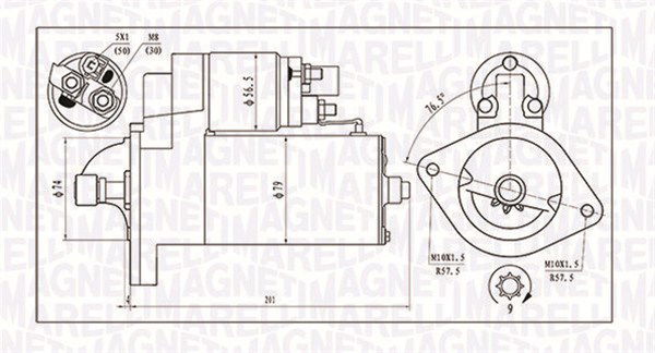 Starter Magneti Marelli 063721135010 von Magneti Marelli