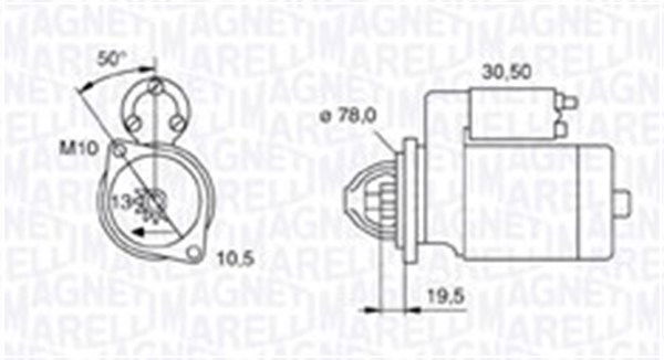 Starter Magneti Marelli 063721158010 von Magneti Marelli