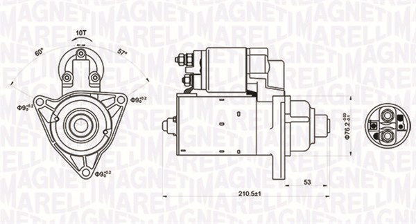 Starter Magneti Marelli 063721176010 von Magneti Marelli