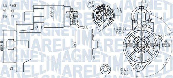 Starter Magneti Marelli 063721187010 von Magneti Marelli