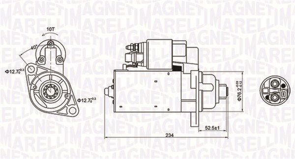 Starter Magneti Marelli 063721200010 von Magneti Marelli