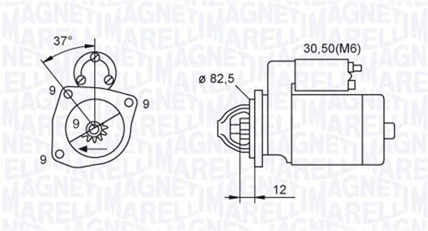 Starter Magneti Marelli 063721264010 von Magneti Marelli