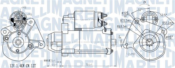 Starter Magneti Marelli 063721275010 von Magneti Marelli