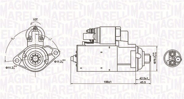 Starter Magneti Marelli 063721286010 von Magneti Marelli