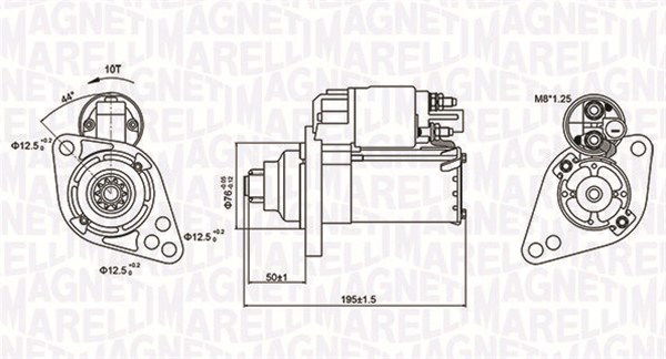 Starter Magneti Marelli 063721294010 von Magneti Marelli