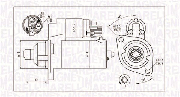 Starter Magneti Marelli 063721323010 von Magneti Marelli