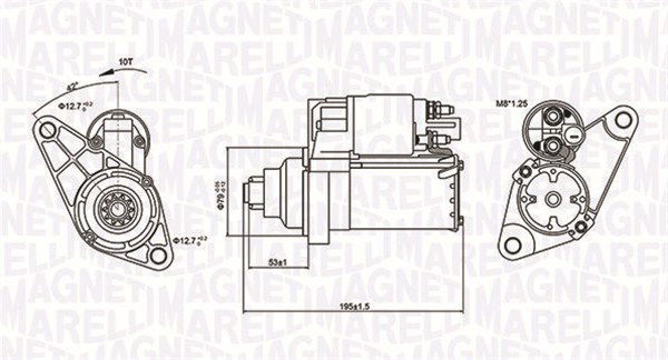 Starter Magneti Marelli 063721330010 von Magneti Marelli